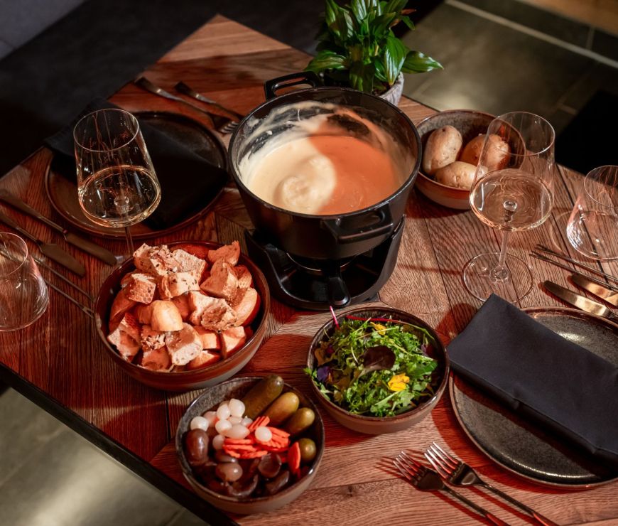 Fondue im 24 Restaurant
