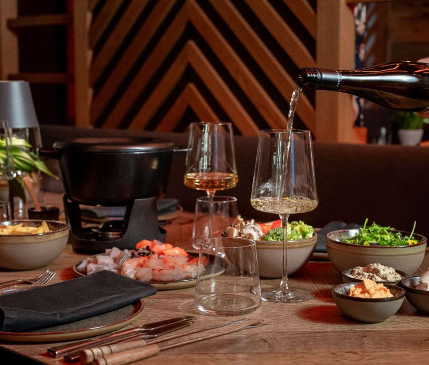 Fondue im 24 Restaurant